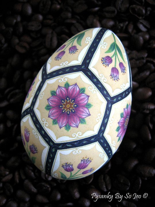 Victorian Garden Ukrainian Easter Egg Pysanky By So Jeo